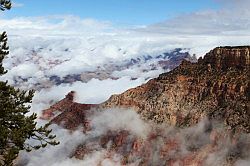 Grand Canyon - de Little Colorado River; een kloof in het landschap
